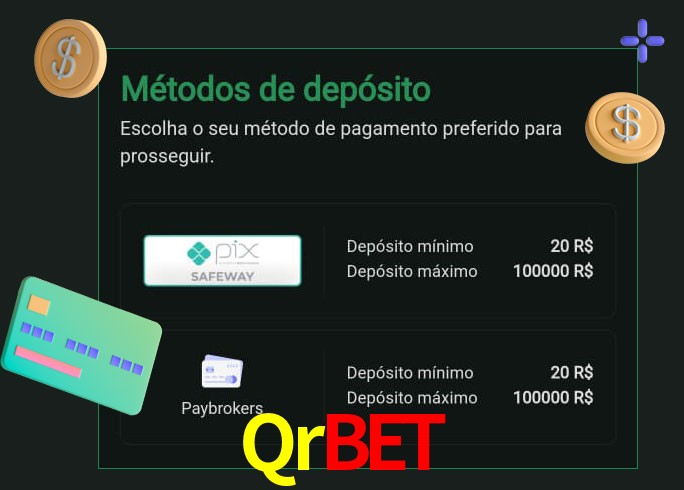 O cassino Qrbet oferece uma grande variedade de métodos de pagamento